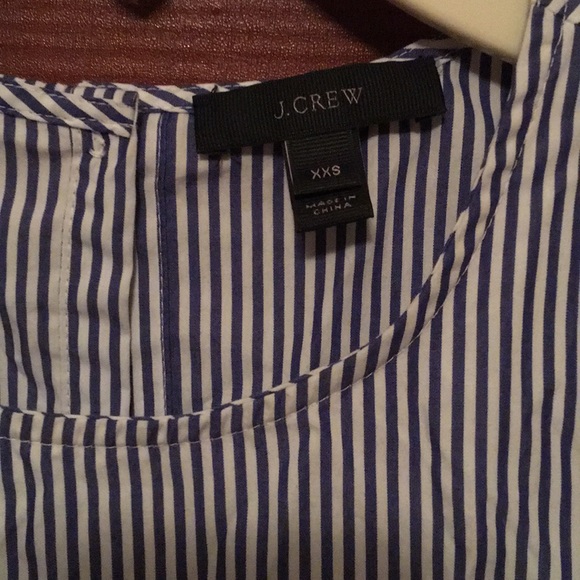 J Crew Striped back Button Down blouse - Picture 2 of 3